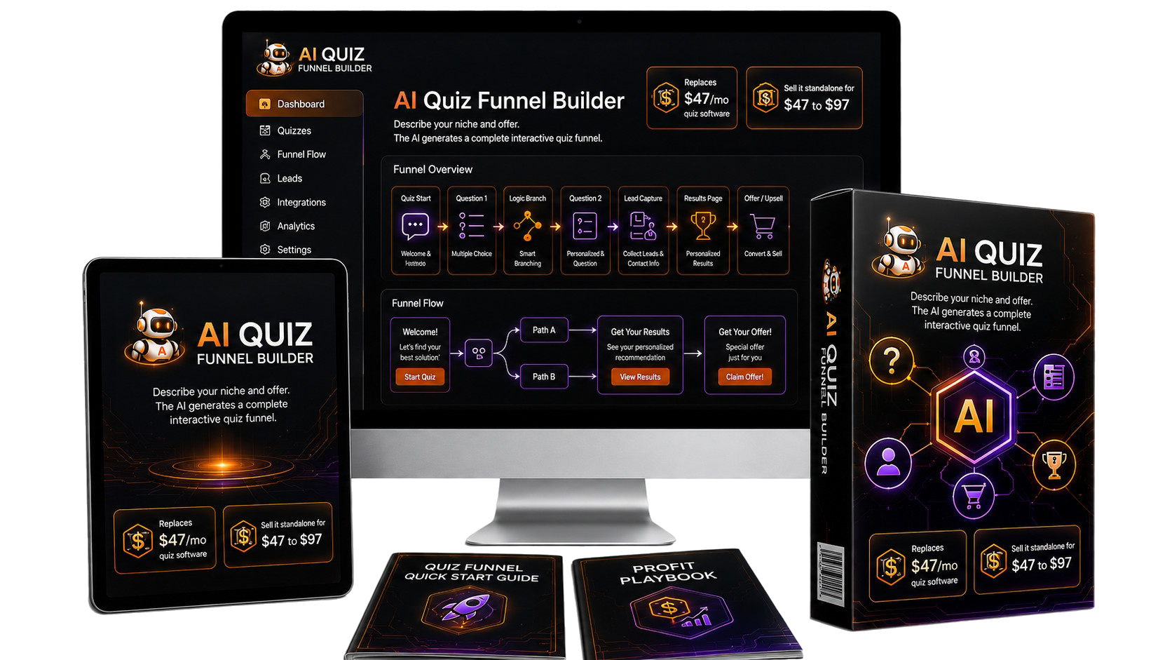 AI Quiz Funnel Builder preview