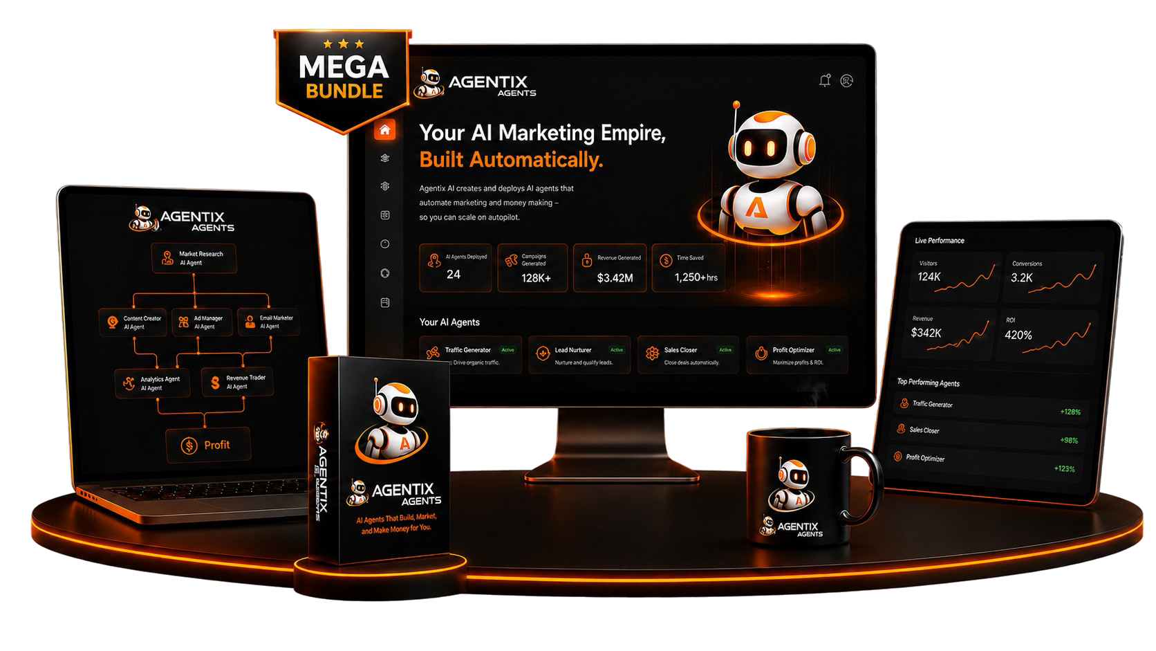 Agentix AI Mega-Bundle - 6 Profitable AI Apps with Full Source Code & Resell Rights